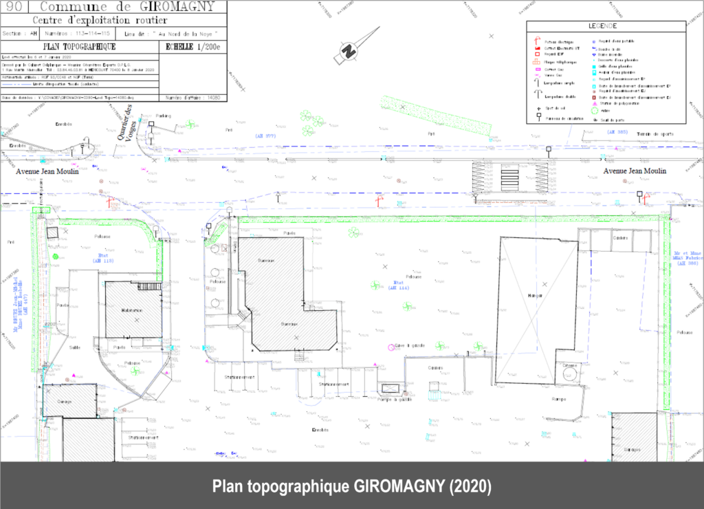Plan topo GIROMAGNY