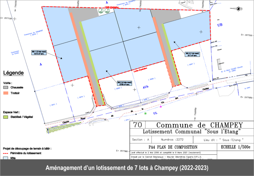 lotissement Champey